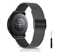 KeeFos 22mm Metal Correa Compatible Con Xiaomi Watch S4/S3/S1 Pro/Redmi Watch 5 Active/5 Lite, Pulseras de Repuesto Metal, Correas de Hombres y Mujeres - Negro