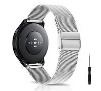 KeeFos 22mm Metal Correa Compatible Con Xiaomi Watch S4/S3/S1 Pro/Redmi Watch 5 Active/5 Lite, Pulseras de Repuesto Metal, Correas de Hombres y Mujeres - Plata
