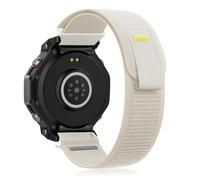 KeeFos Correa Trail Loop Compatible con Amazfit T-Rex 3, Nylon Trenzado Lazo en Elástico Correa Compatible con Amazfit T-Rex 3 - Blanco Estrella