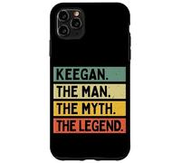 Keegan The Man The Myth The Legend - Cita Personalizada Divertida Carcasa para iPhone 11 Pro MAX