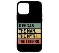 Keegan The Man The Myth The Legend - Cita Personalizada Divertida Carcasa para iPhone 12 Mini