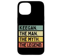 Keegan The Man The Myth The Legend - Cita Personalizada Divertida Carcasa para iPhone 15