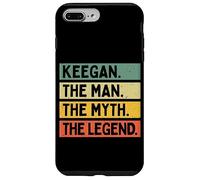 Keegan The Man The Myth The Legend - Cita Personalizada Divertida Carcasa para iPhone 7 Plus/8 Plus