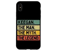 Keegan The Man The Myth The Legend - Cita Personalizada Divertida Carcasa para iPhone XS MAX