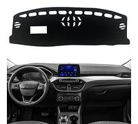 KEEGTBOX Cubierta para alfombrilla de salpicadero personalizada para consola central interior compatible con Ford Escape Titanium SUV 2020 2021 2022 2023 Accesorios para alfombrillas de salpicadero (con HUD)