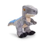 Keel Toys KEELECO - Peluche 100% Reciclado, Juguete ecológico para niños, Dinosaurio Velociraptor 26 cm - SE1481