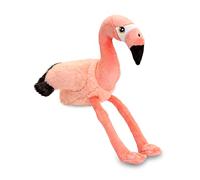 Keel Toys KEELECO SE1033 - Peluche 100% Reciclado - Juguete ecológico para niños - Peluche Flamenco Rosa 16 cm