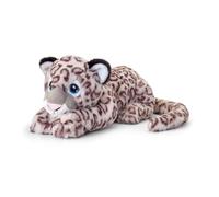 Keel Toys KEELECO SE2084 - Peluche de Leopardo de Nieve (100% Reciclado, Juguete ecológico para niños, 65 cm)