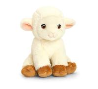 Keel Toys KEELECO SE6705 - Peluche 100% Reciclado - Juguete ecológico para niños - Peluche de Oveja 19 cm