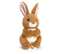 Keel Toys KEELECO SE6708 - Peluche 100% Reciclado - Juguete ecológico para niños - Peluche de Conejo 19 cm