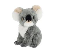 KEELECO - Peluche Koala 18 cm - Peluche Suave y ecológico para bebé y niño - 100% Materiales reciclados - Juguete Duradero y Lavable - Regalo de Nacimiento o cumpleaños - Animal de Peluche Gris