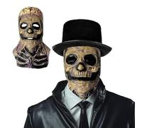 KEELYY Máscara de Terror para Halloween y Carnaval, Látex, 3D, Realista, Cabeza Completa, Zombie, Unisex Adulto