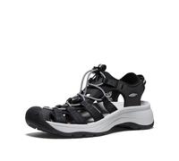 KEEN - ASTORIA WEST SANDAL-W, Sandalia Mujer, Black/Grey, 38 2/3 EU