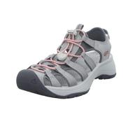 KEEN Astoria West, Sandalias Mujer, Grey/Coral, 39 EU
