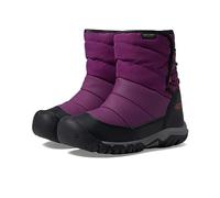 KEEN Botas de nieve impermeables Puffrider unisex para niños, Naranja Charisma, 13 UK Child