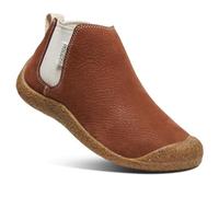 KEEN Botas de piel Mosey Chelsea para mujer, Abedul de concha de tortuga, 39.5 EU