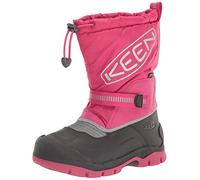 KEEN Botas impermeables unisex para niños, Fucsia Morado Plateado, 12 UK Child