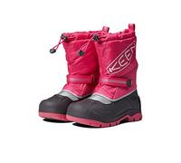 KEEN Botas impermeables unisex Snow Troll para niños, Fucsia Morado Plata, 39 1/3 EU