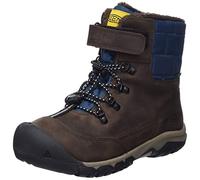 KEEN Botas unisex Greta para niños, impermeables, para nieve, Ala azul grano de café, verde azulado, 35 EU