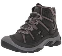 KEEN Circadia Mid Waterproof, Botas para Senderismo Hombre, Black/Steel Grey, 44 EU