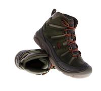 Keen Circadia Mid WP Caballeros Calzado para senderismo 10.5 Verde oliva oscuro