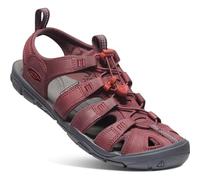KEEN Clearwater CNX, Sandalias para Mujer, Rojo (Wine/Red Dahlia Cuero), 37 EU