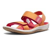 KEEN Elle Backstrap, Sandalias con Correa de Tobillo, Tangerine/Cayenne, 39 EU