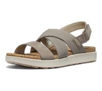 KEEN Elle - Sandalias cruzadas para mujer, Brindle/Birch, 6.5