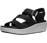 KEEN Ellecity Sandalia con correa trasera para mujer, Llovizna negra, 36 EU