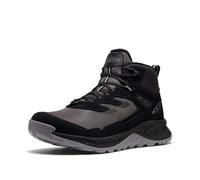 KEEN Hightrail - Botas de piel aislante para hombre, de altura media, duraderas, impermeables, para nieve, Negro/Gris (Black/Steel Grey), 42 EU