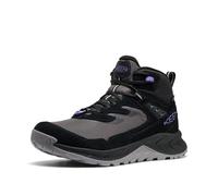 KEEN Hightrail - Botas de piel aislante para mujer, de altura media, duraderas, impermeables, para nieve, negro, púrpura (Black/Aster Purple), 39 EU