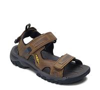 KEEN Targhee 3 Open Toe, Sandalias Hombre, Bison/Mulch, 39.5 EU