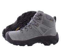 KEEN Pyrenees - Botas de senderismo impermeables de altura media para hombre, Llovizna/iris negro, 41 EU