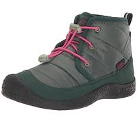 KEEN Howser 2 Chukka Waterproof, Botas Chukka Unisex niños, Verde (Dark Forest/Fuchsia Purple), 25/26 EU