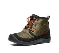 KEEN Howser 2 Chukka Waterproof, Botas Chukka Unisex niños, Verde (Dark Olive/Gold Flame), 39 EU