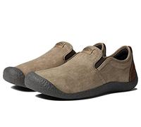 Keen Howser Canvas Slip-On, Zapatillas para caminar, Hombre, Timberwolf/Bison, 42.5 EU
