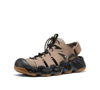 KEEN Hyperport H2 - Sandalias de senderismo y agua para hombre, con puntera cerrada, transpirables, cómodas, Brindle/Oak Buff/Leather, 42.5 EU