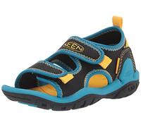 Keen Knotch Creek OT, Sandalias Unisex niños, Azul (Black/Vivid Blue), 27/28 EU
