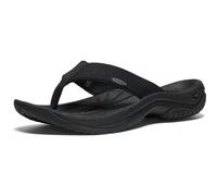 KEEN Kona Flip TG, Chanclas para Hombre, Black/Steel Grey Cuero, 44.5 EU