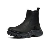 KEEN Kosa Chelsea - Sandalias clásicas de plataforma para mujer, cómodas y fáciles de poner, Negro/Negro, 38 EU