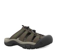 KEEN Men's Newport Closed Toe Slip on Slide Sandals, Canteen Campsite, 44.5 EU