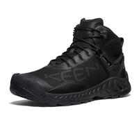 KEEN NXIS EVO Mid Waterproof, Botas para Senderismo Hombre, Triple Black, 43 EU