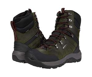 KEEN Men's Revel 4 High Polar Snow Boots, Magnet Red Carpet, 42.5 EU