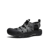 KEEN Newport H2, Sandalias Hombre, Negro (Black/Steel Grey), 44 EU