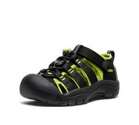 KEEN NEWPORT H2, Sandalias para Unisex niños, BLACK/LIME GREEN, 30 EU