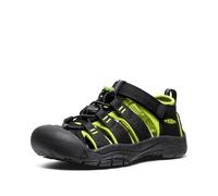 KEEN Newport H2, Sandalias para Unisex niños, Negro (Black/Lime Green), 27/28 EU
