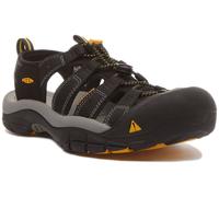 KEEN NEWPORT Punta Protección Sandalias para Hombre en Negro Talla UK 7-12
