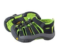 KEEN NEWPORT H2, Sandalias para Unisex niños, BLACK/LIME GREEN, 32/33 EU