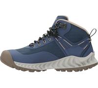 KEEN NXIS EVO Mid Waterproof, Botas para Senderismo Mujer, Vintage Indigo/Harbor Gray, 38.5 EU
