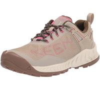 KEEN NXIS EVO Waterproof, Zapatos para Senderismo Mujer, Plaza Taupe/Ibis Rose, 39.5 EU